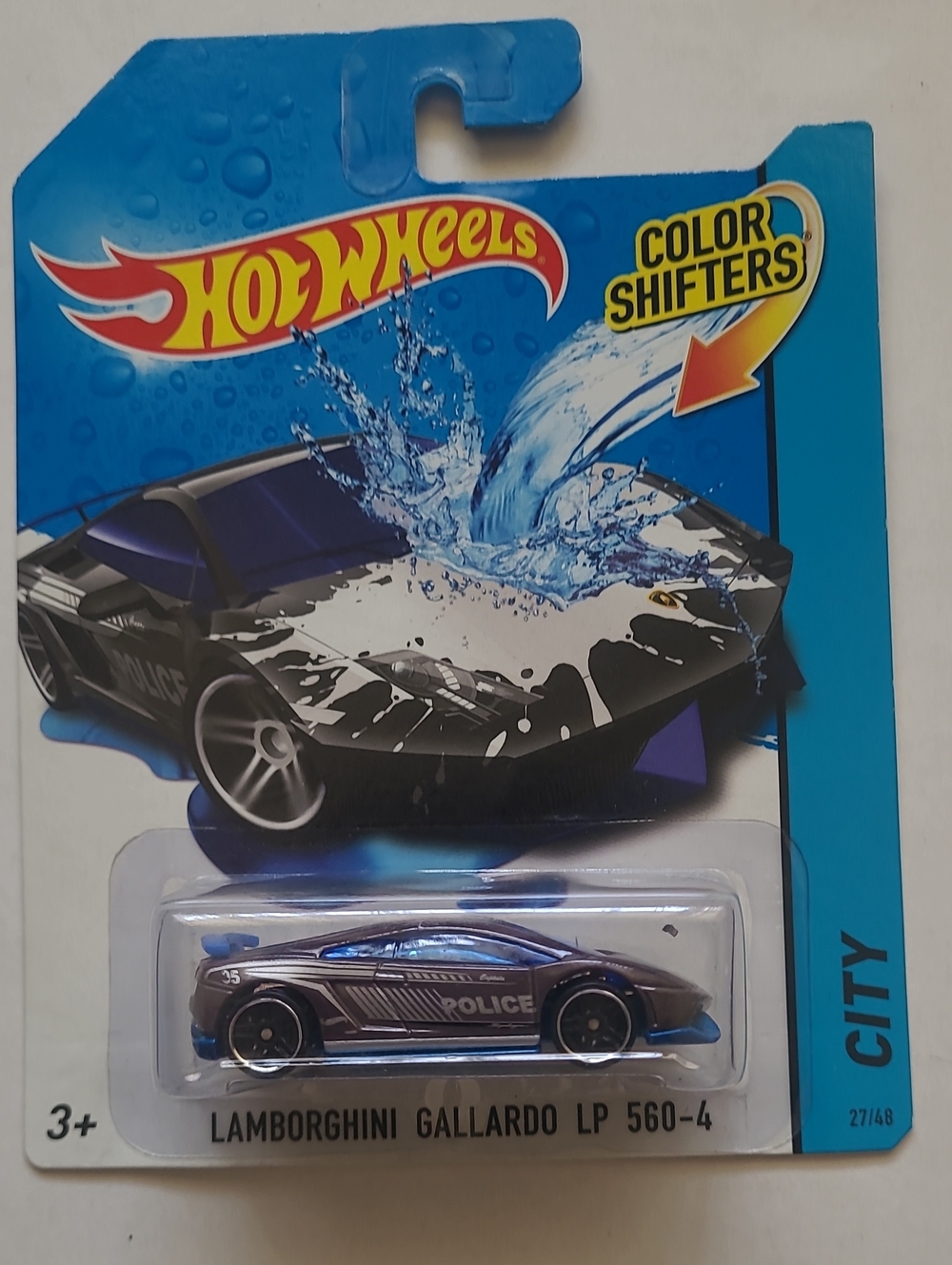 Hot Wheels Lamborghini Gallardo LP 560-4 Police Car Color Shifters
